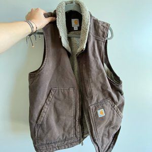 Insulated wool carhart vest